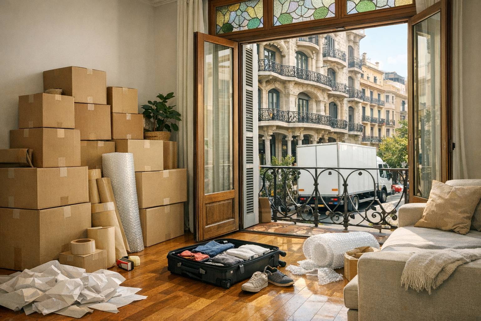 Mudanzas internacionales a o desde Barcelona: claves imprescindibles para evitar sorpresas