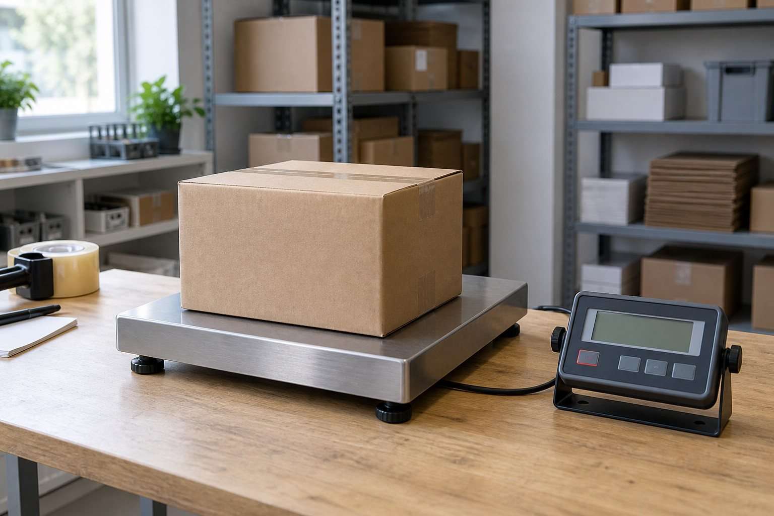 Báscula digital industrial: cómo elegirla para un pequeño almacén